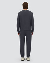 Trousers In Jersey Knit Effect