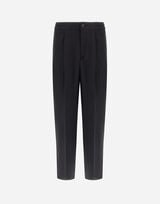 TROUSERS IN SLUBBING LINEN