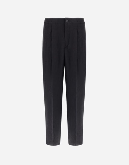 Trousers In Slubbing Linen