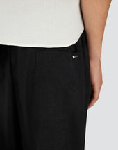 Trousers In Slubbing Linen