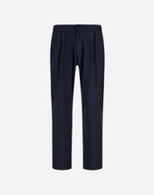 Melange Suede Effect Trousers
