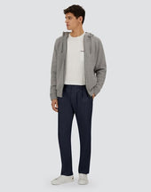 Melange Suede Effect Trousers
