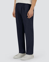 Melange Suede Effect Trousers