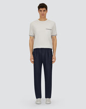 Melange Suede Effect Trousers