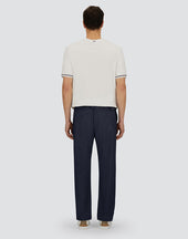 Melange Suede Effect Trousers