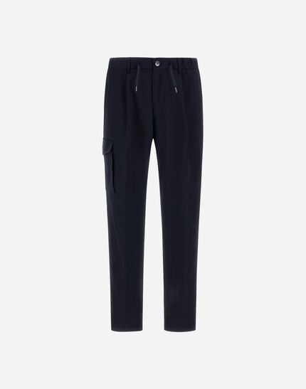 Resort Cargo Trousers In Pure Cotton