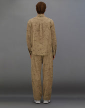 Laminar Trousers In Water Jacquard