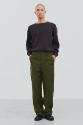Cotton Back Satin Baker Pants