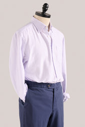 Fenner Essential Oxford Shirt - Lavender Stripe