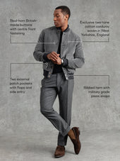The Coniston Cord Bomber - Cobble Grey