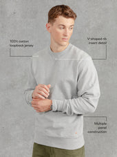 The PW Crew Neck Sweat 2.0 - Charcoal