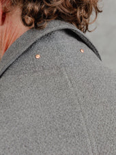 The Edmond Seersucker Blazer - Cobble Grey