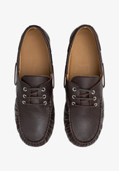 Chaussures Bateau En Cuir