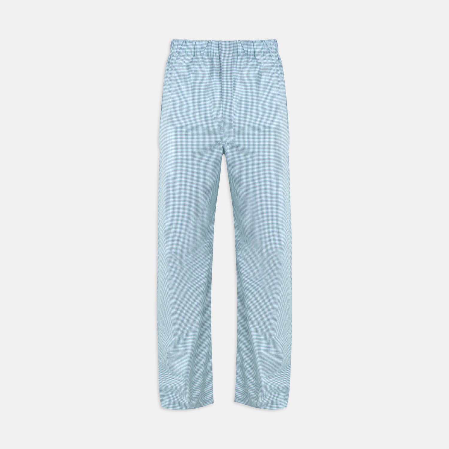 Kelly Green Check Modern Pyjama Trousers