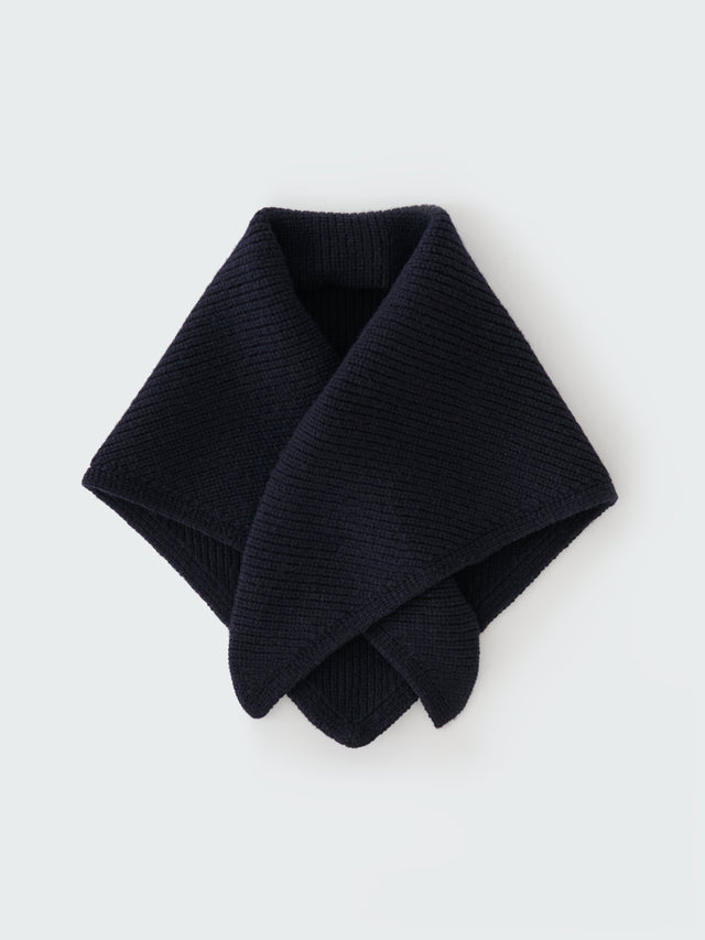 Pythagoras Scarf in Darkest Navy