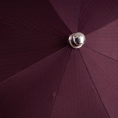 Braided Calf Leather Folding Umbrella