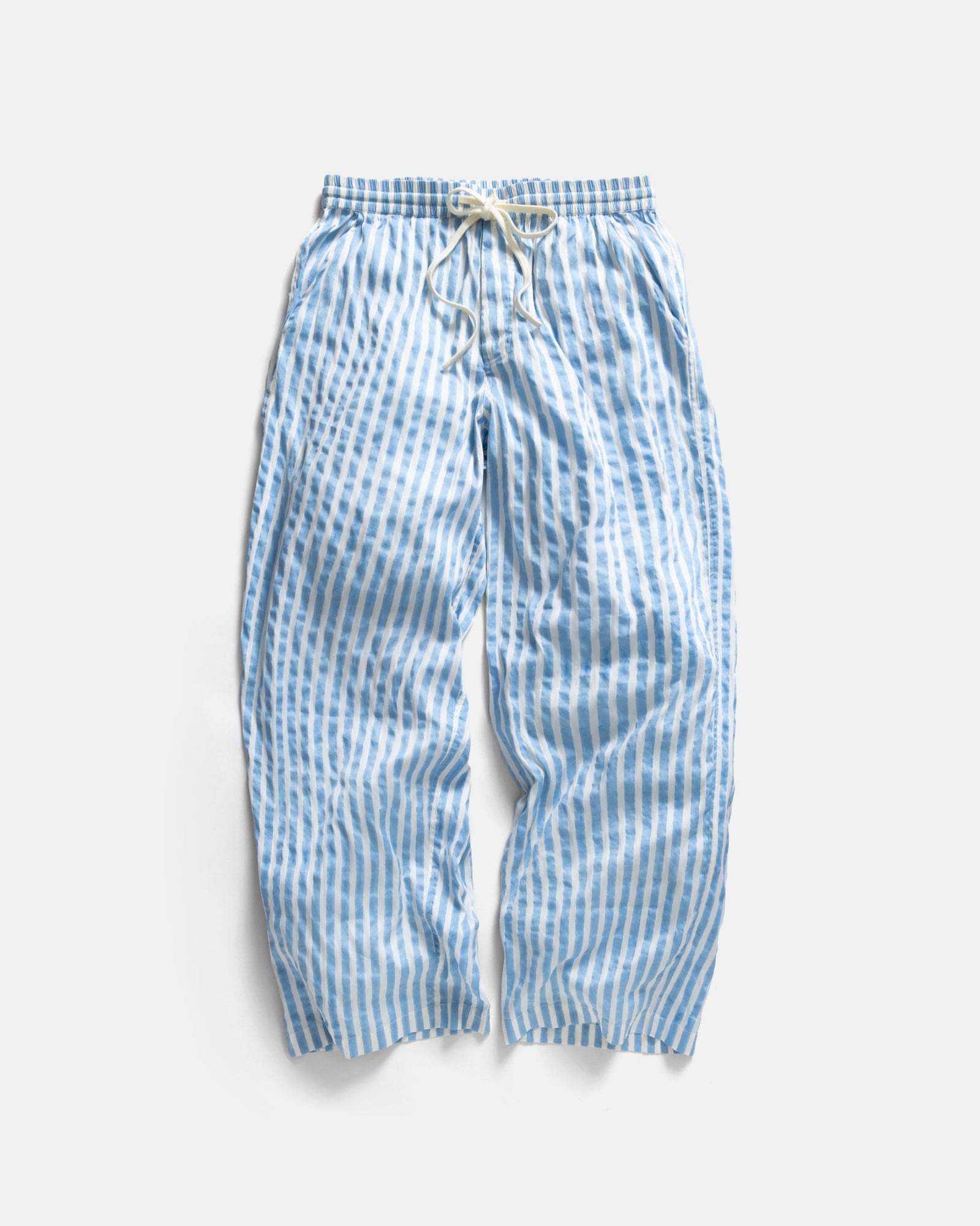 Dormire Pyjama Pant Ecru Washed Hand Blockprinted Suvin Cotton