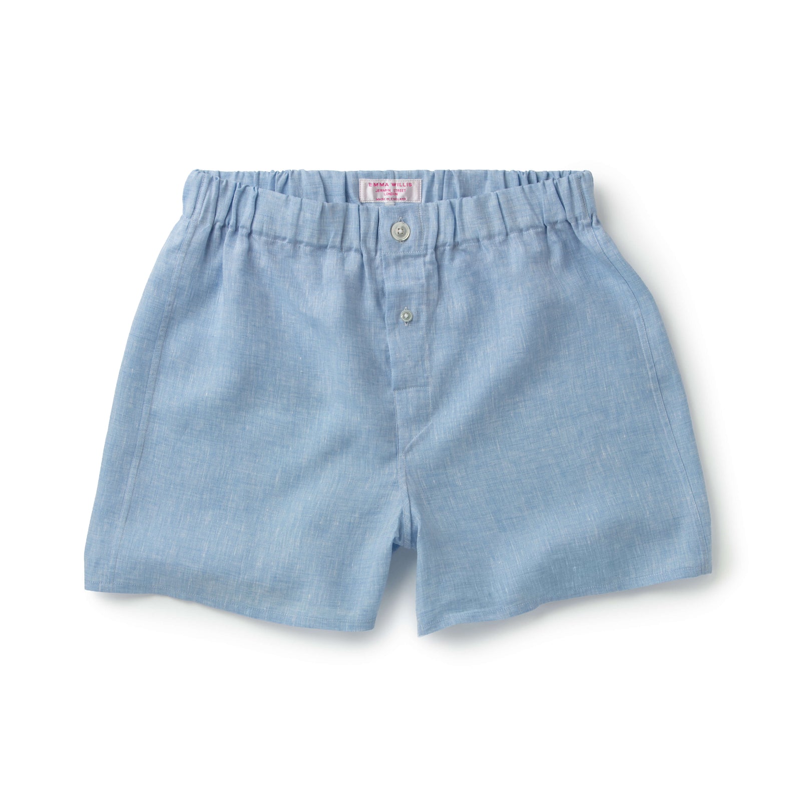 Pale Linen Slim Fit Boxer Shorts New