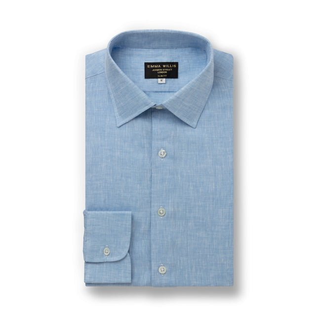 Pale Sky Linen Shirt - New