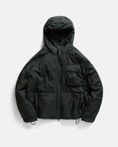 PALOMBINI PADDED PARKA - FADED HUNTER WATER-REPELLENT NYLON