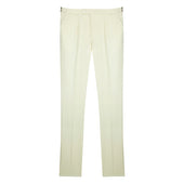 Pantalon en laine crème