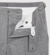 Pantalon En Flanelle De Laine