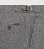 Pantalon En Flanelle De Laine