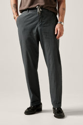 Paperweight Seersucker Drawstring Trouser
