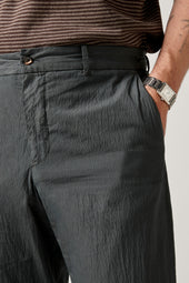 Paperweight Seersucker Drawstring Trouser - Graphite