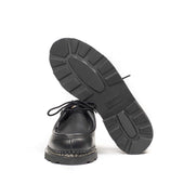 Michael Tyrolean Derbies In Noir Lisse Leather
