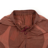Equis Shorts In Pomegranate And Ruby Nylon Ripstop