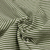 Lo Fi Ringer Raglan Sleeve T Shirt In Green Stripe