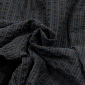 Osage Easy Pants In Night And Maroon Seersucker