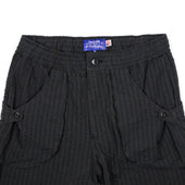 Osage Easy Pants In Night And Maroon Seersucker