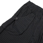 Osage Easy Pants In Night And Maroon Seersucker