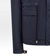 Parka Bleu Marine En Nylon