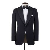Peak Lapel Dinner Suit In Barathea