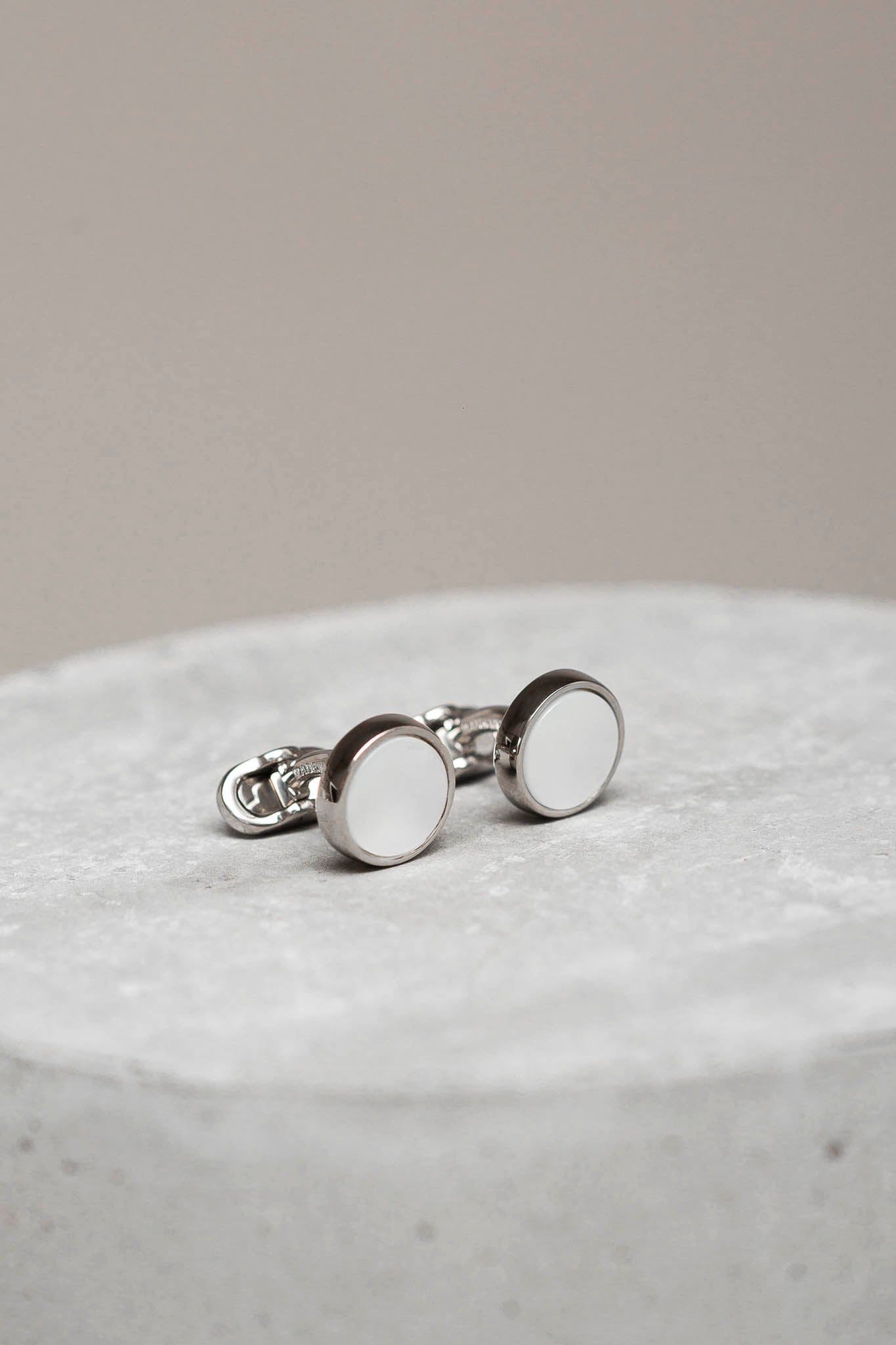 Mother Of Pearl Cufflinks Made In Italy
