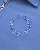 Half Zip Fleece Sweatshirt Periwinkle Unisex