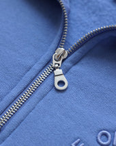Half Zip Fleece Sweatshirt Periwinkle Unisex