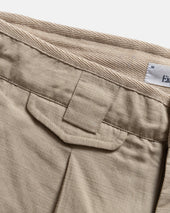 PHILO PLEATED PANT - LONDON FOG COTTON MICRO RIPSTOP