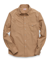 Pickett Seersucker Pearl Snap (Khaki)