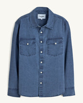 Pigment Dye Canvas LS - Navy