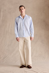Delon Pinstripe Shirt Light