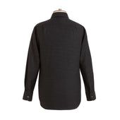 Herringbone Wool Cotton Blend Shirt New