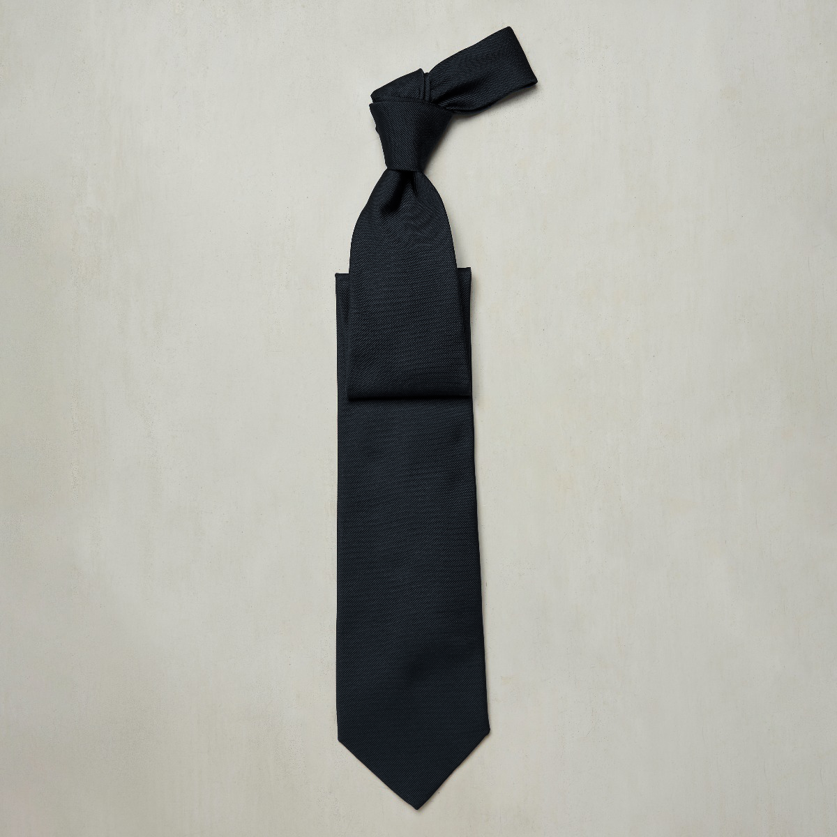 Plain Silk Tie In