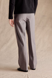 Manhattan Pleated Trousers Grey