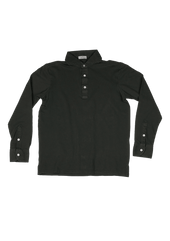 English Green Stone Washed Cotton Polo Shirt