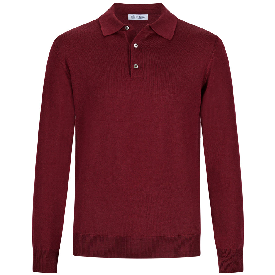 Merino Wool Knitted Polo