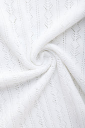 Short Sleeve Cotton Knitted Brera Polo White